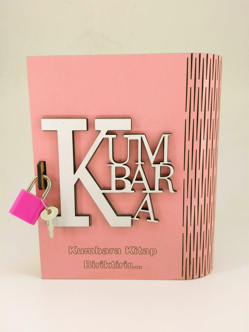 Kitap Görünümlü Ahşap Kumbara ( Kumbara Kitap Biriktirir )