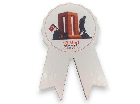 18 Mart Çanakkale Zaferi Temalı Mdf Kokart