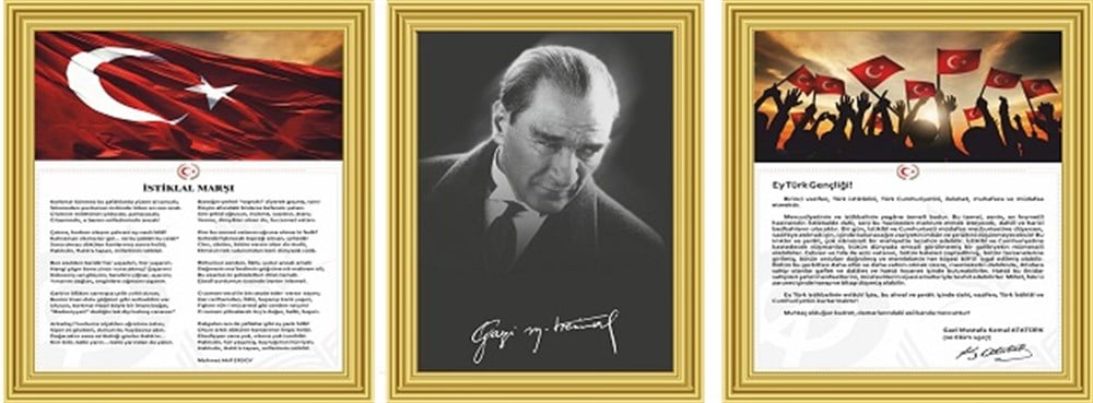 3'lü Set Atatürk - Gençliğe Hitabe - İstiklal Marşı