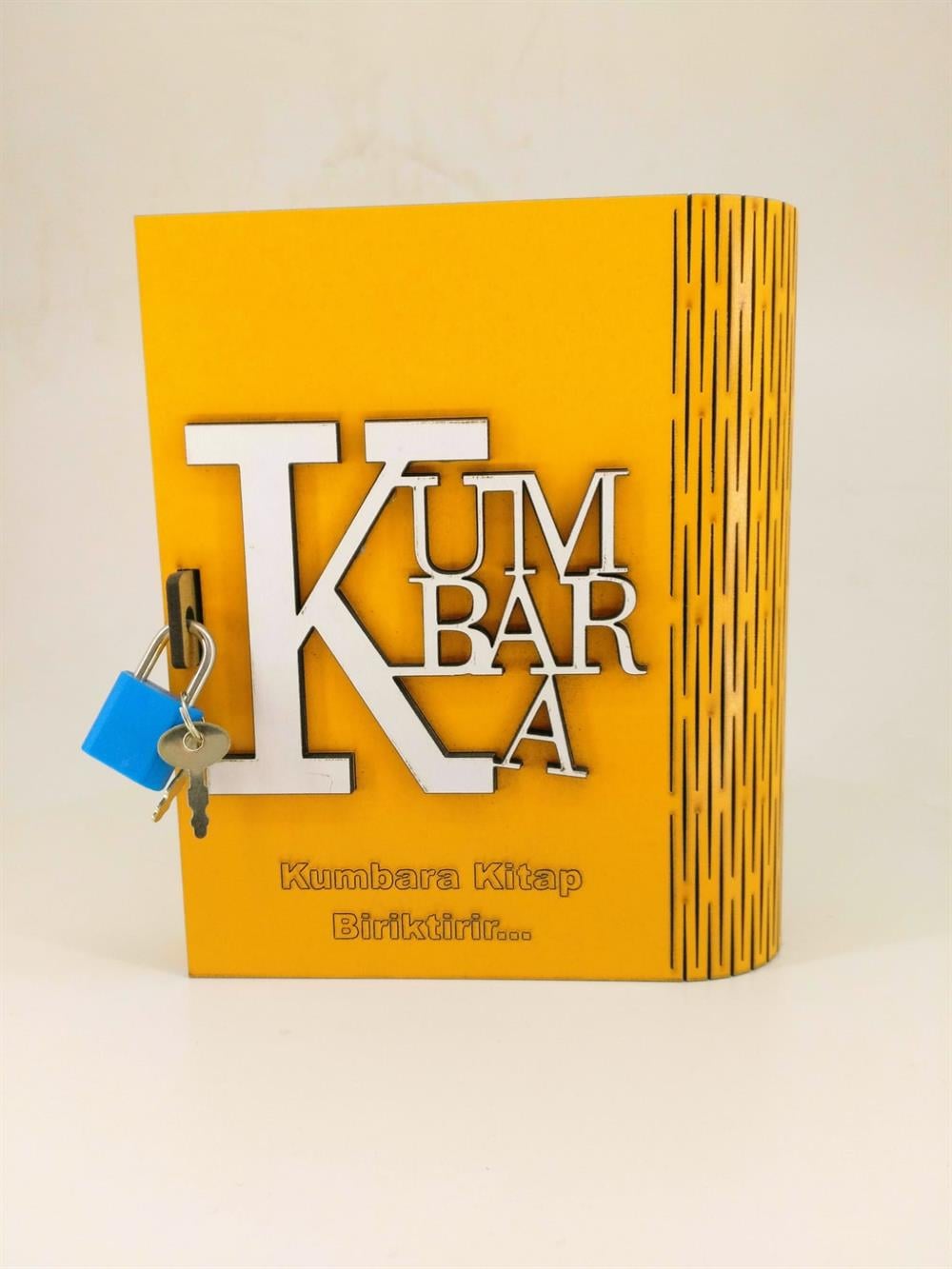 Kitap Görünümlü Ahşap Kumbara ( Kumbara Kitap Biriktirir )