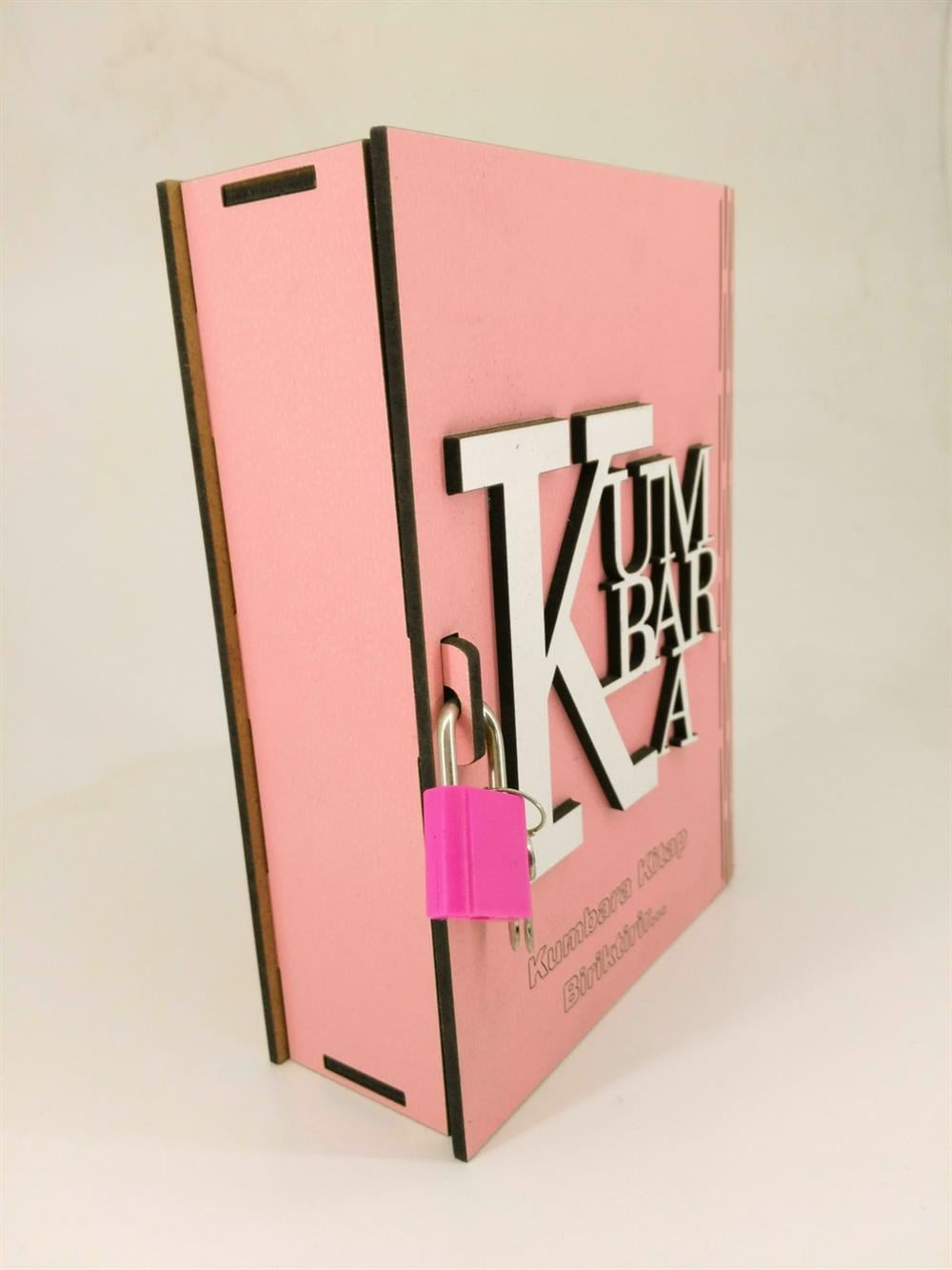 Kitap Görünümlü Ahşap Kumbara ( Kumbara Kitap Biriktirir )