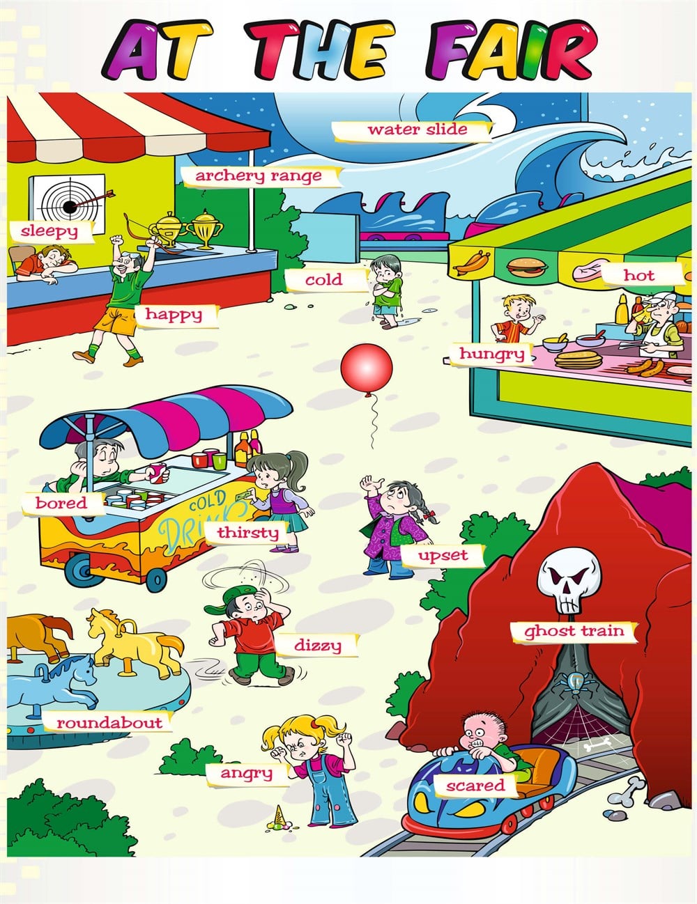 At The Fair İngilizce Poster Afiş
