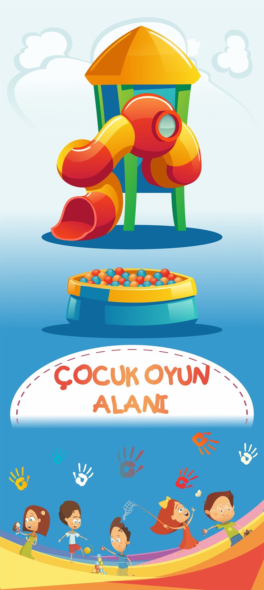 Çocuk Oyun Alanı Kapı Giydirme