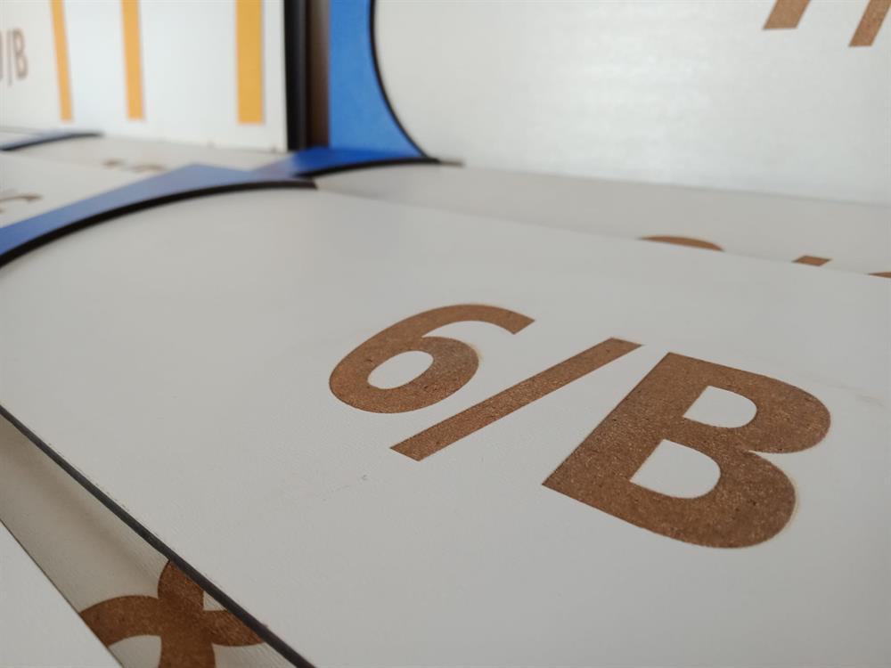 Mdf Lazer Kesim Okul Kapı İsimliği Tabela Ahşap