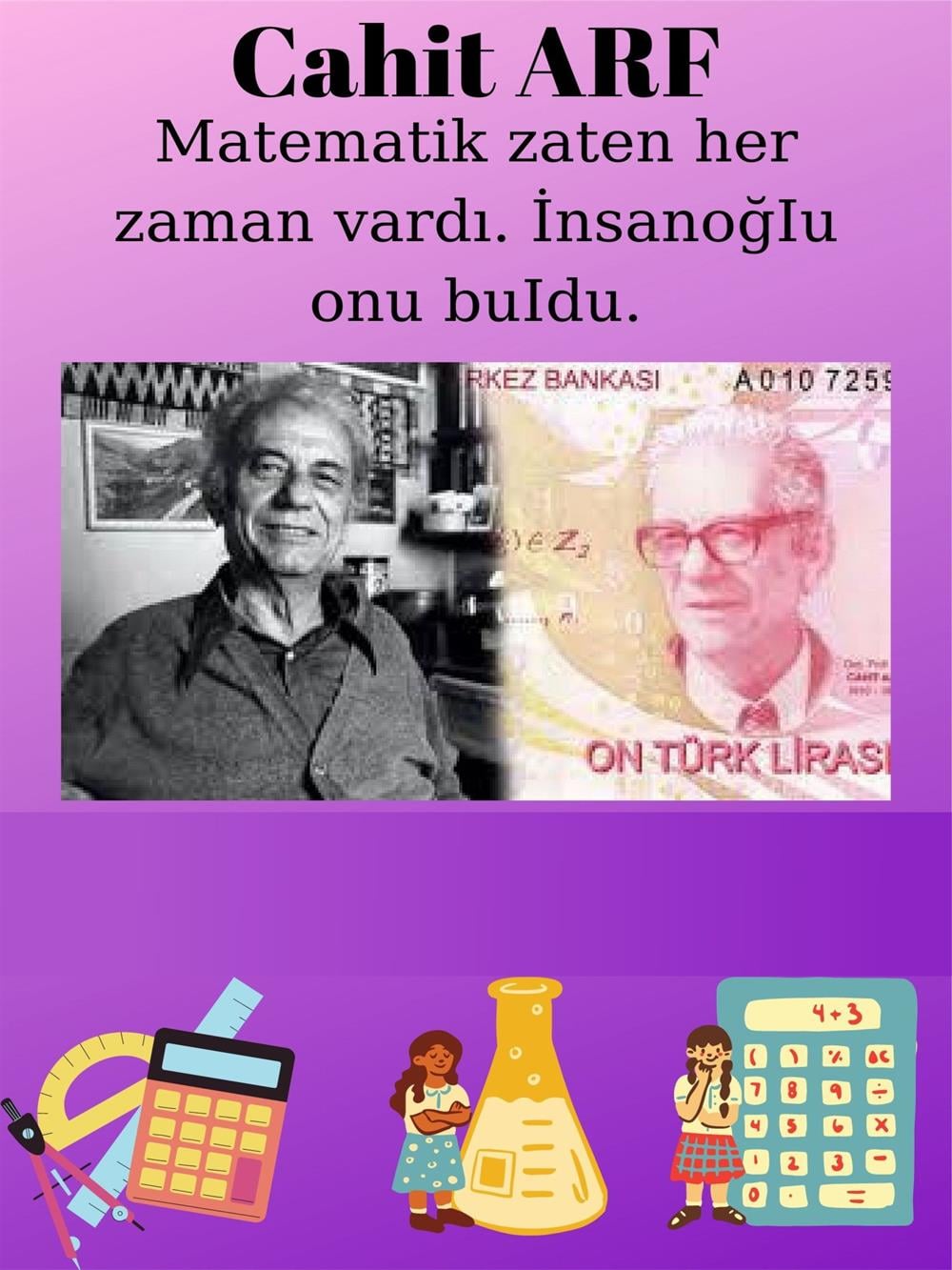 Cahit Arf Matematik Afiş Poster