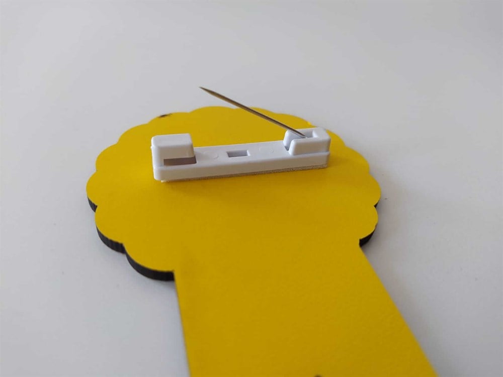 Kişiselleştirilebilir 3 mm Mdf Yaka İsimliği