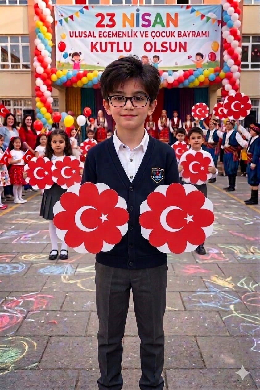 Gösteri Plakası Keçe Ayyıldız
