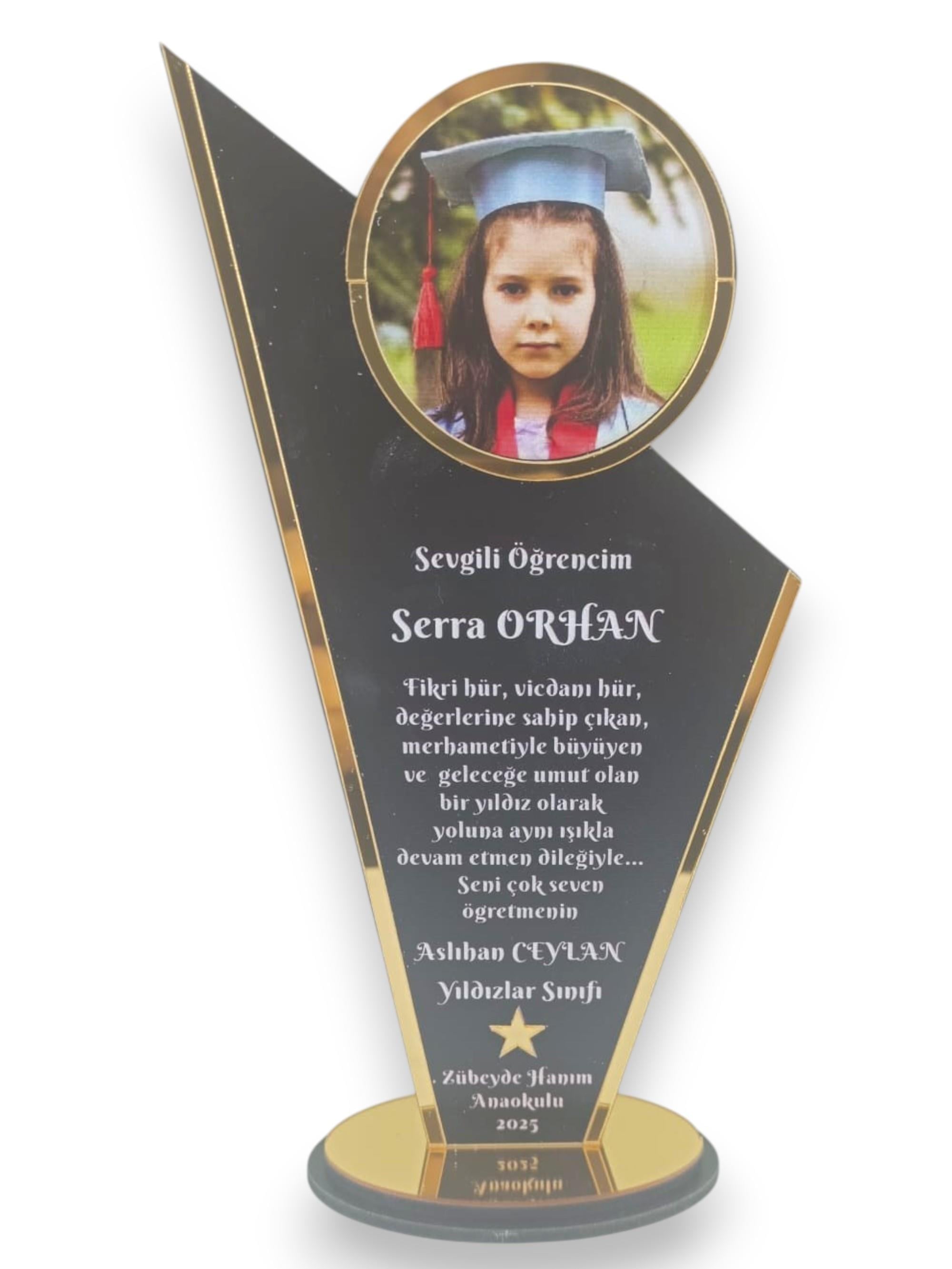 Okulekspres Kişiye Özel Mezuniyet Hatıra Plaketi Pleksi Detaylı Renkli Ahşap Lazer Kesim Özel Tasarım, Eğlenceli Mezuniyet Hatırası Karne Hediyesi  Öğrenci İçin Mezuniyet Hediyesi