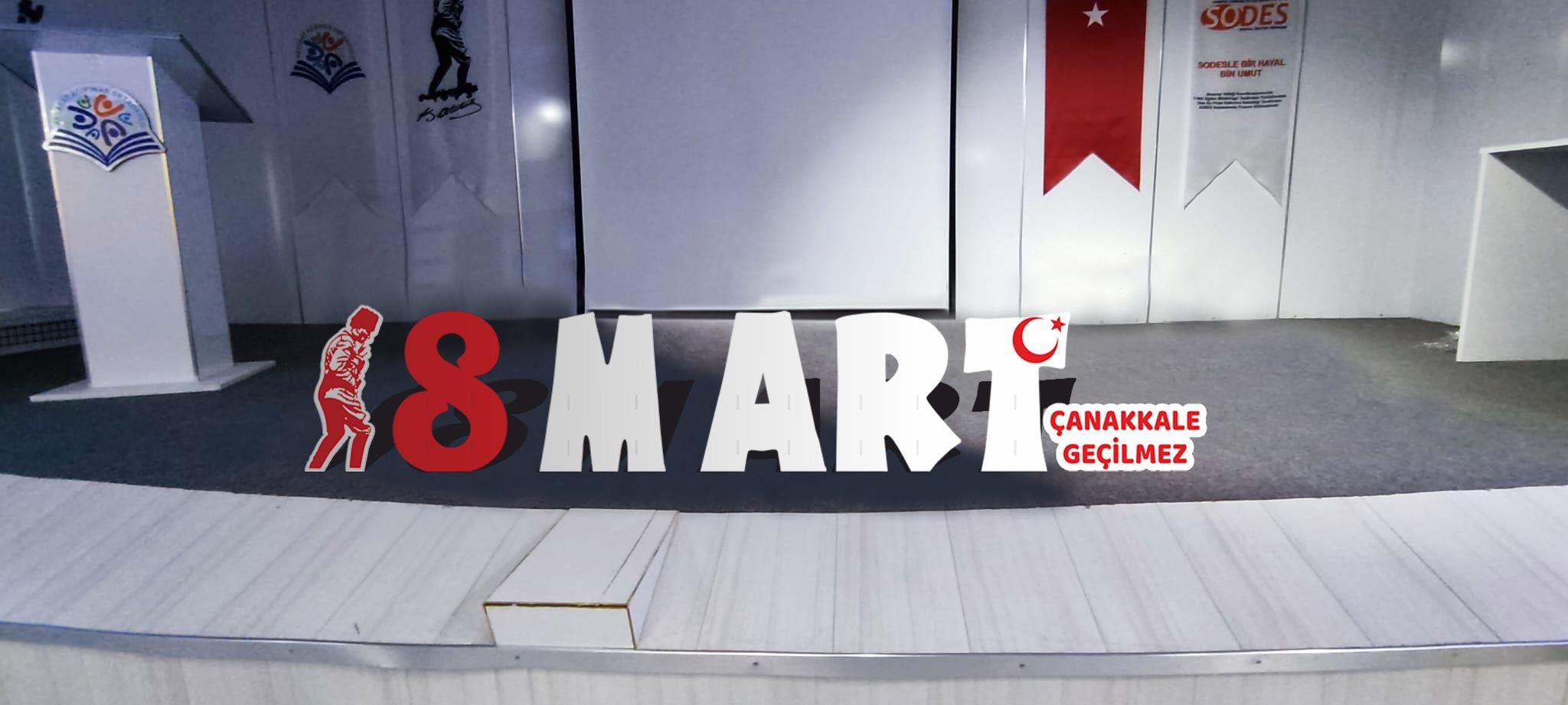 18 MART Çanakkale Geçilmez AHŞAP DEKOR