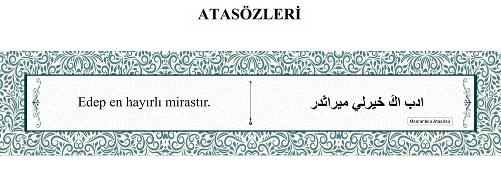 Dini Atasöz Kiriş Yazıları