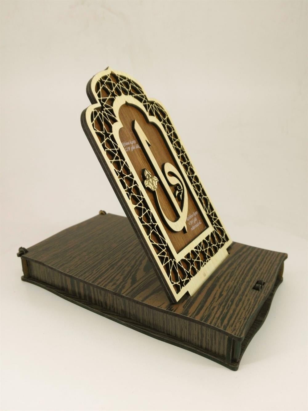 Kişiye Özel Ahşap Kutusunda Plaket