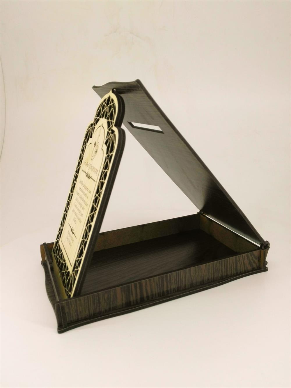 Kişiye Özel Ahşap Mdf Kutusunda Plaket