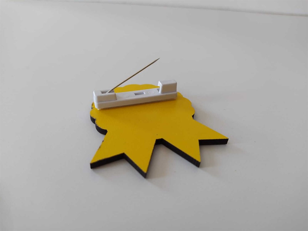 Kişiselleştirilebilir 3 mm Mdf Yaka İsimliği