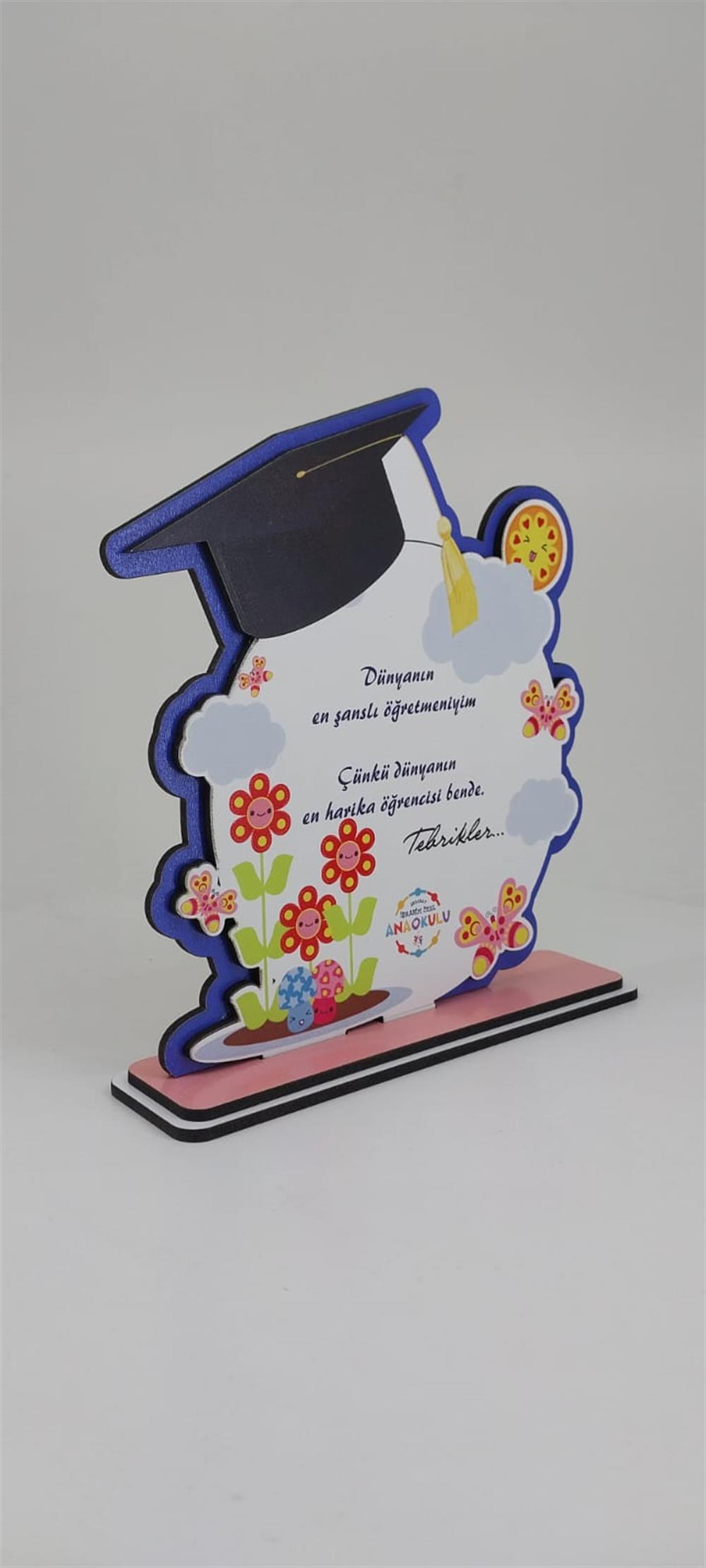 Kişiye Özel Öğrenci Mezun Ahşap Mdf Plaket