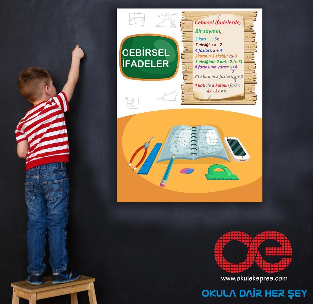 Cebirsel İfadeler Afiş Poster
