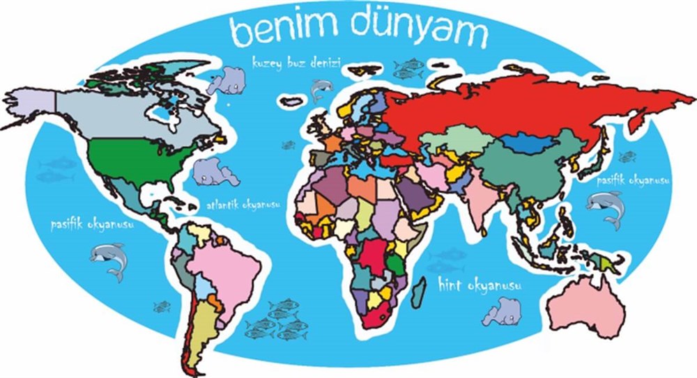 Benim Dünyam Harita Afiş