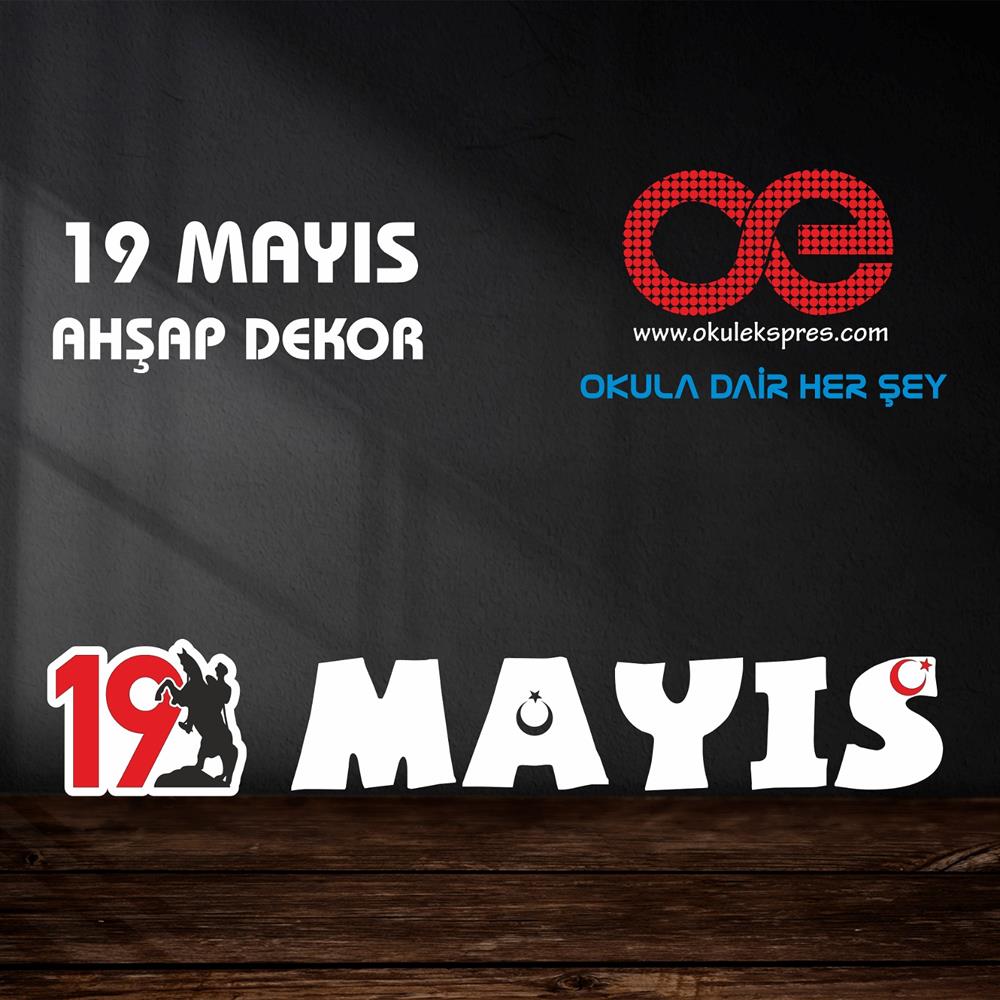 Ahşap 19 Mayıs Temalı Dekor 