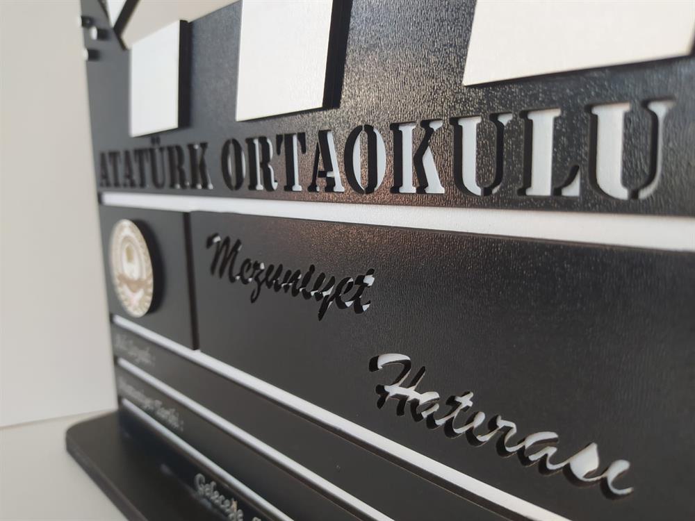 Kişiye Özel Ahşap Film Plaket