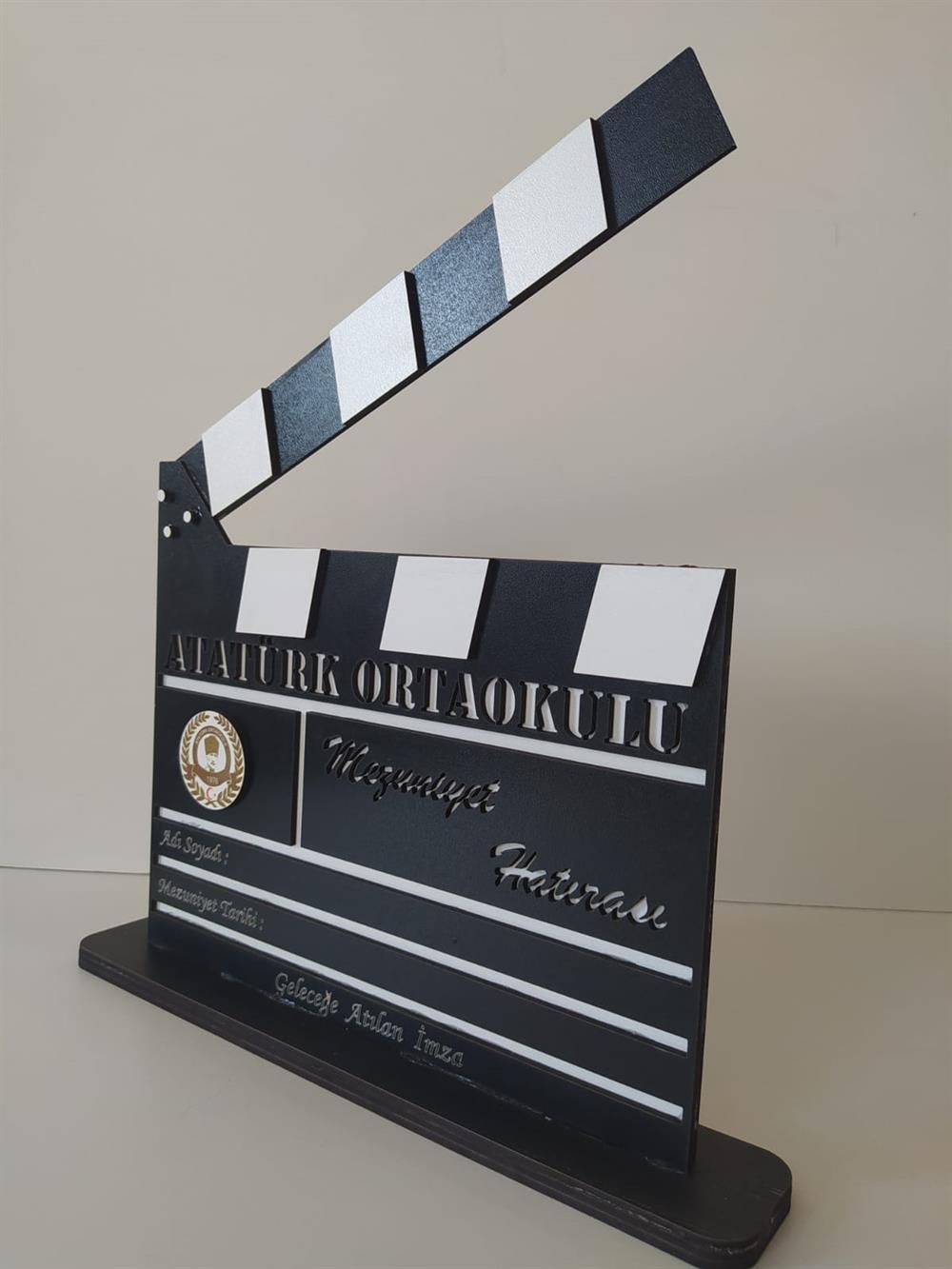 Kişiye Özel Ahşap Film Plaket