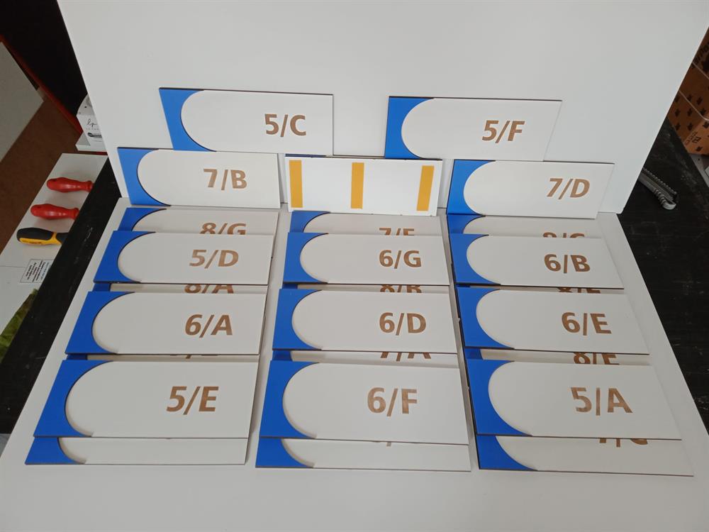 Mdf Lazer Kesim Okul Kapı İsimliği Tabela Ahşap