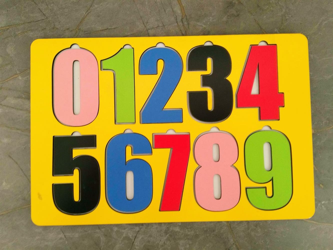 Ahşap Bultak Sayılar Matematik Zeka Oyunu Yapboz