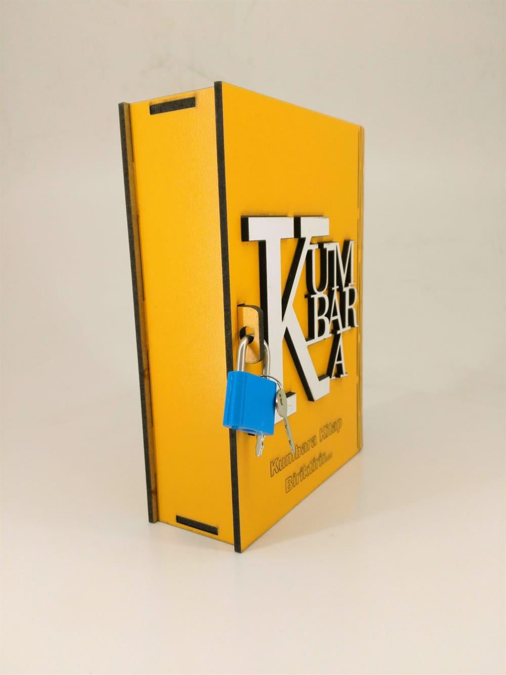 Kitap Görünümlü Ahşap Kumbara ( Kumbara Kitap Biriktirir )