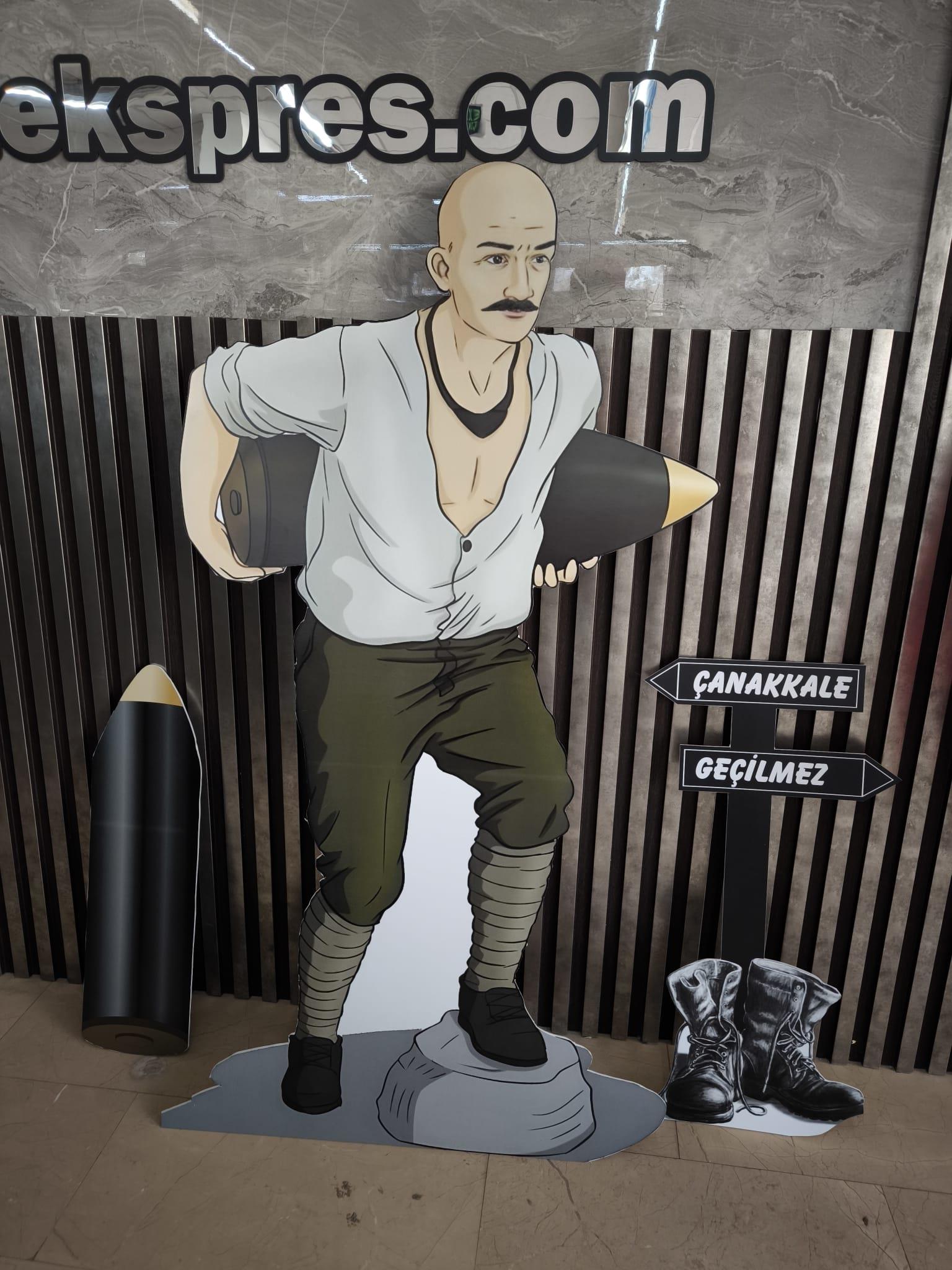 ÇANAKKALE ZAFERİ SEYİT ONBAŞI  DEKOR