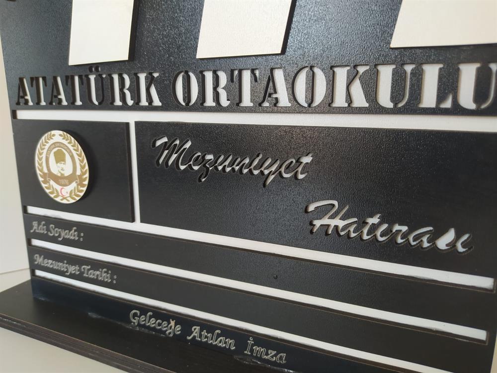 Kişiye Özel Ahşap Film Plaket