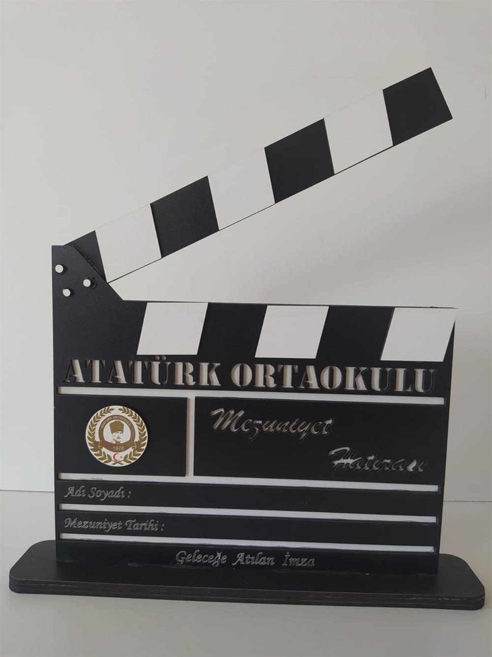 Kişiye Özel Ahşap Film Plaket