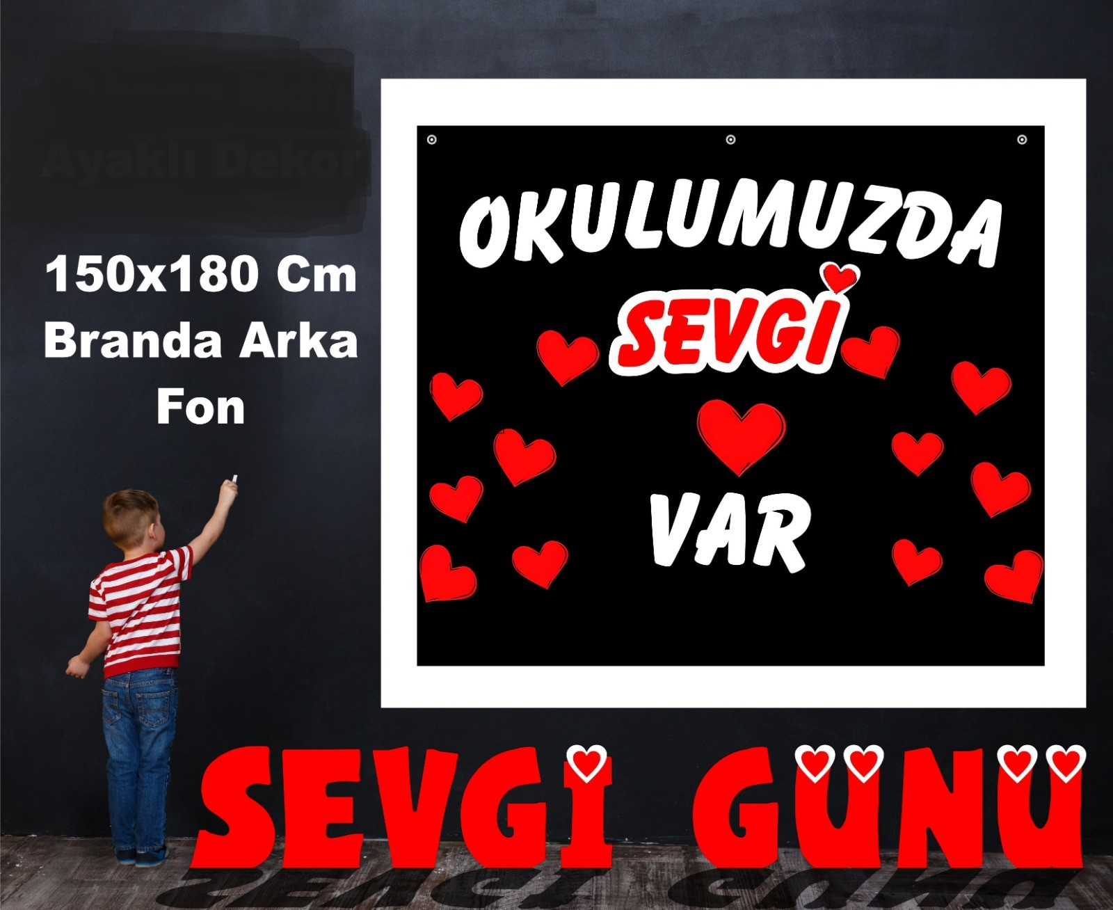 Okulekspres 2026 Sevgi Günü Arka Fon