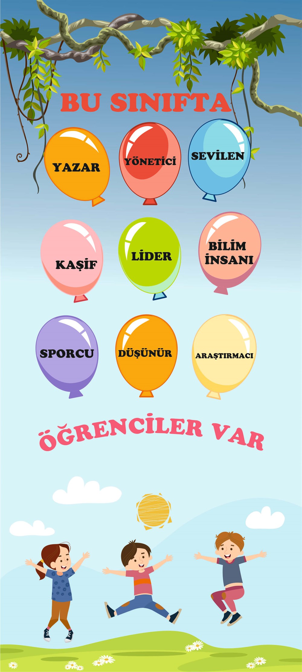 Anasınıfı Değerler Kapı Giydirme