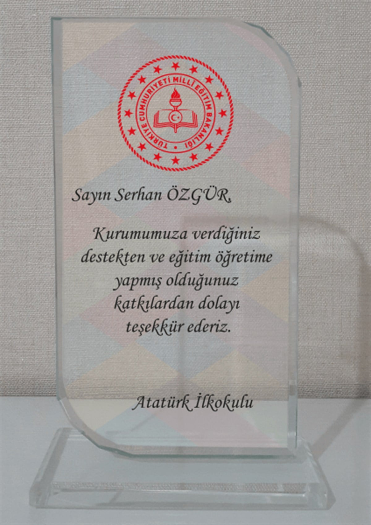 Kristal Plaket-3