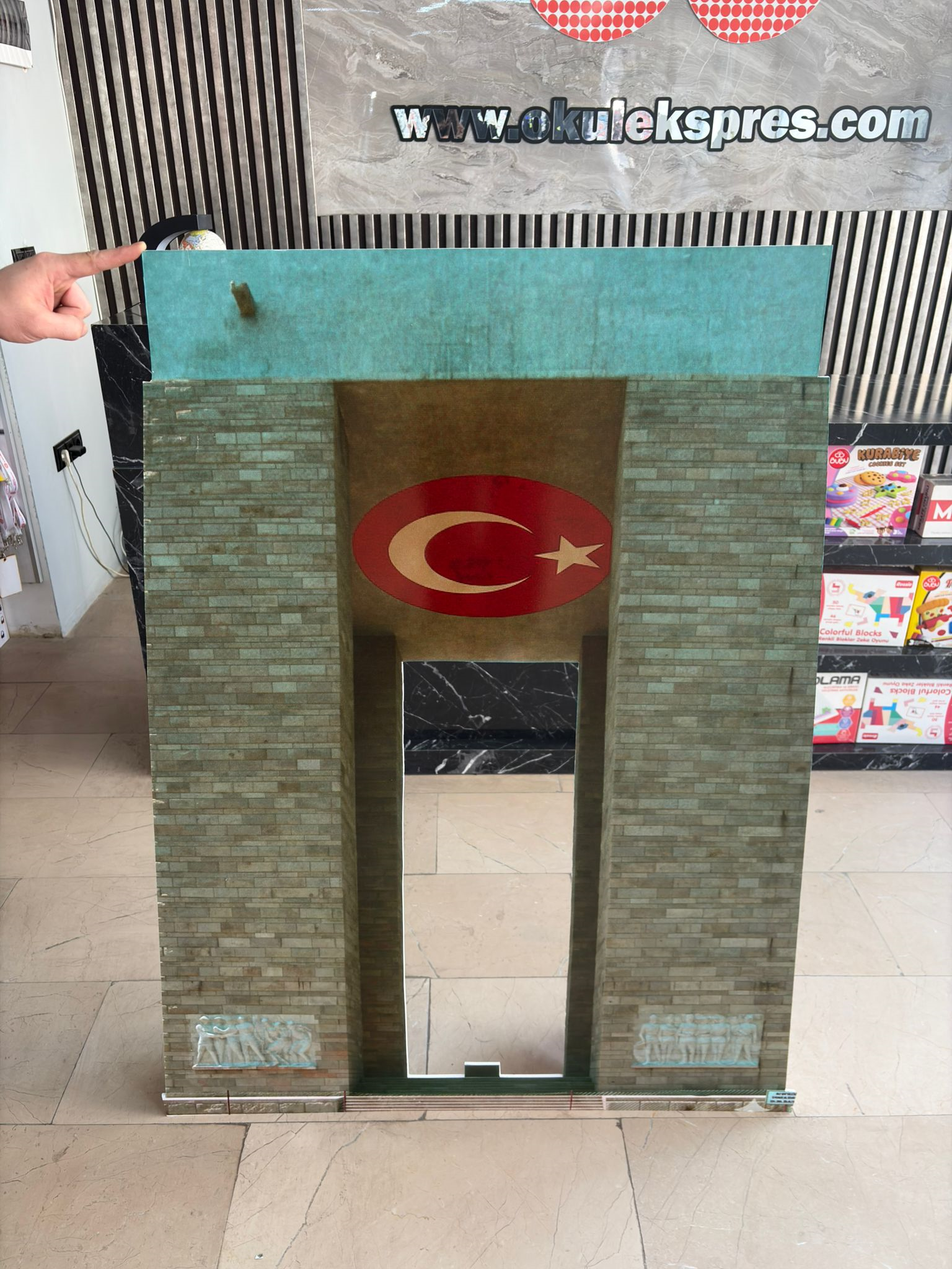 Okulekspres 2026 Çanakkale Şehitler Abidesi Anıtı Maket Dekor