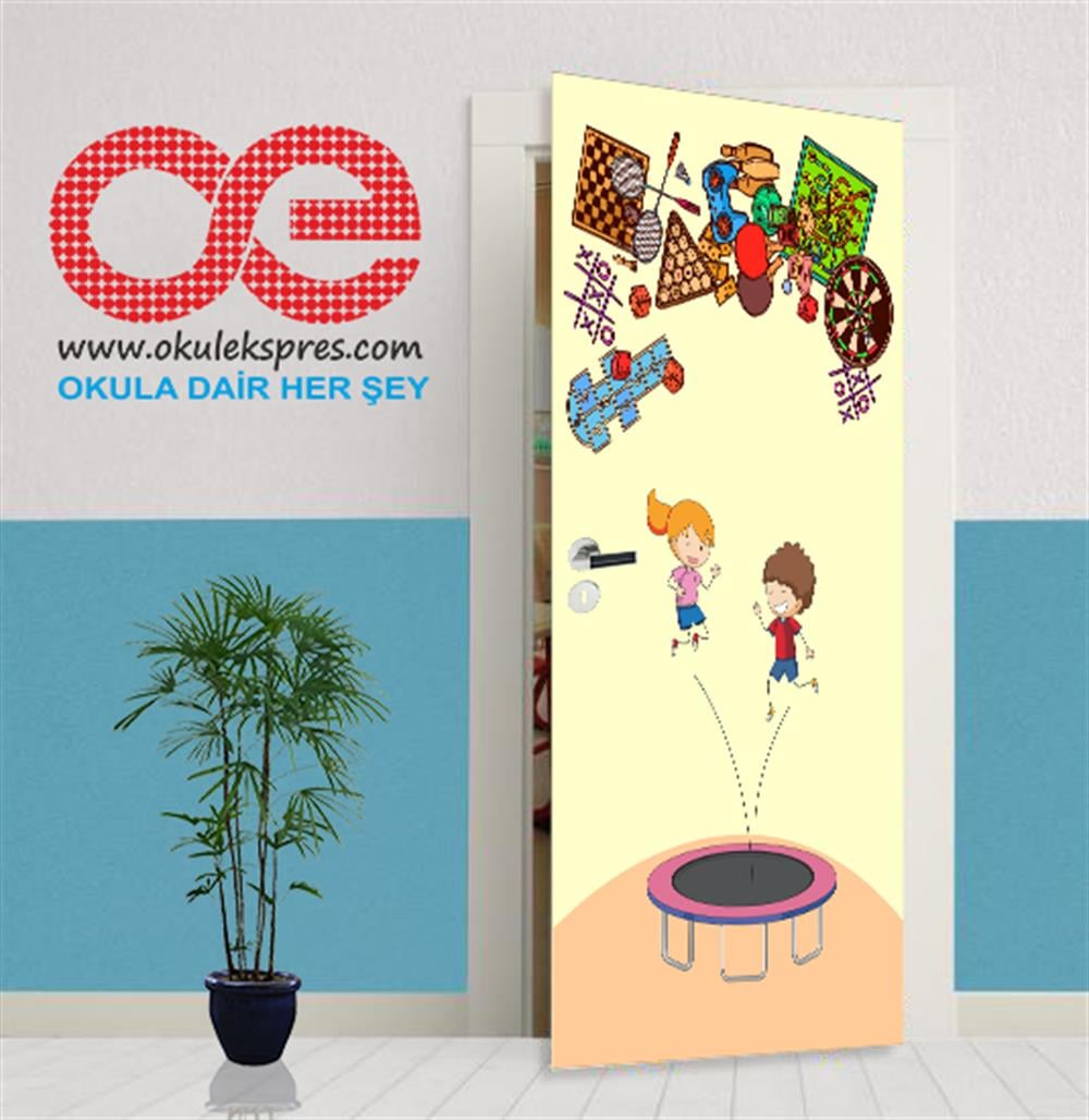 Zeka Oyunları Aktivite Kapı Giydirme