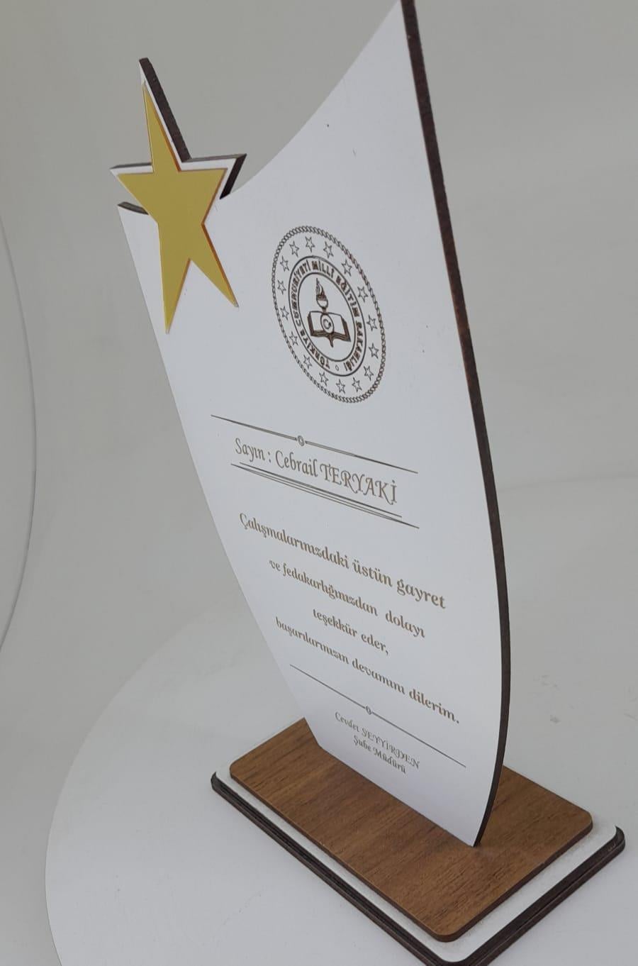 Kişiye Özel Plaket