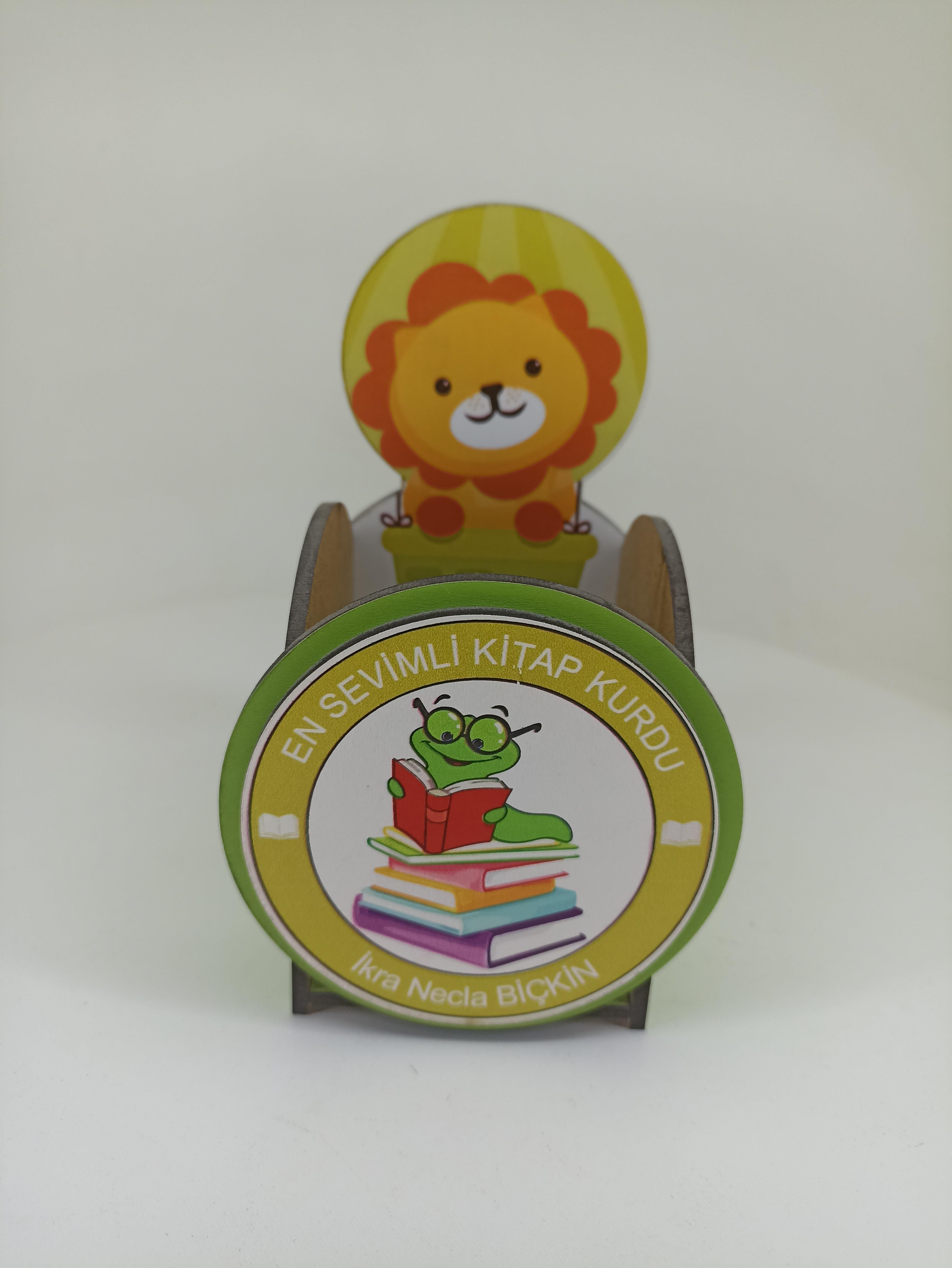 Kişiye Özel Kitap Kurdu Kalemlik
