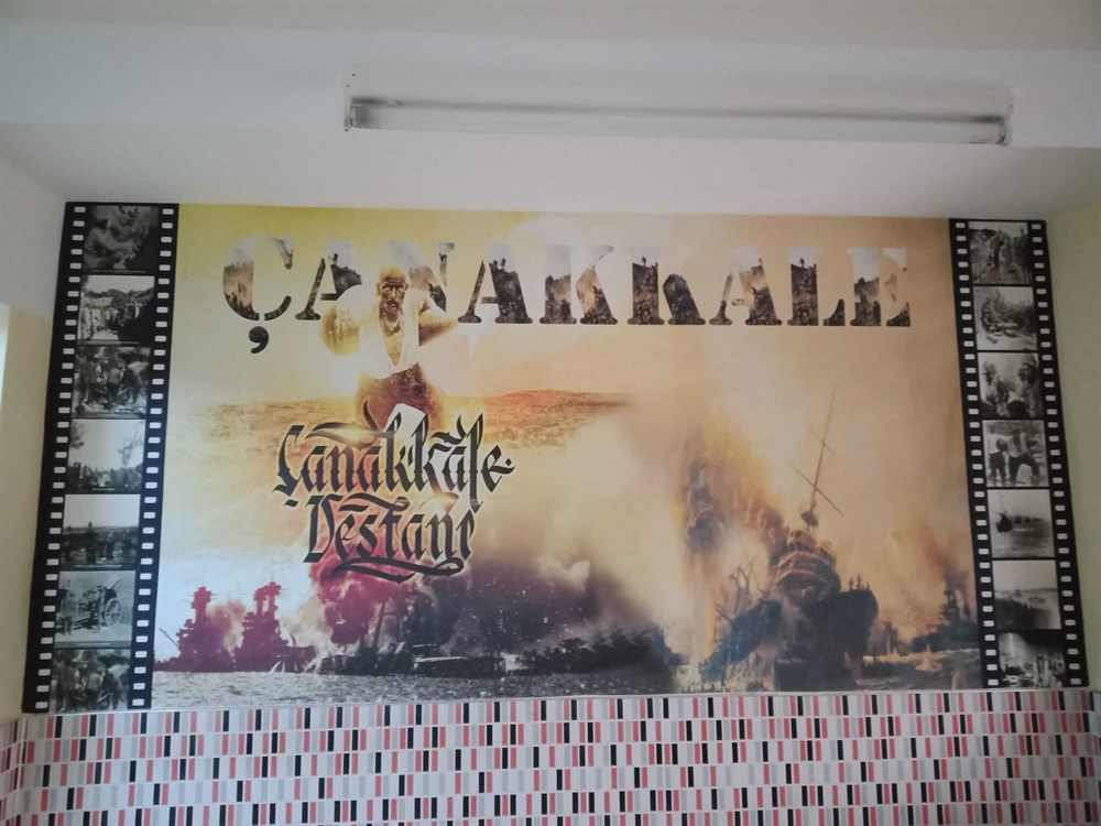 3D ÇANAKKALE SİLİNEBİLİR ÖZEL ÖLÇÜ DUVAR KAĞIDI