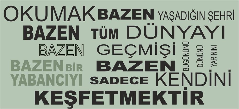 Okumak Bazen Keşfetmektir Afiş Poster
