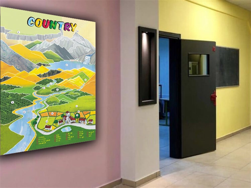 Country  İngilizce Poster Afiş