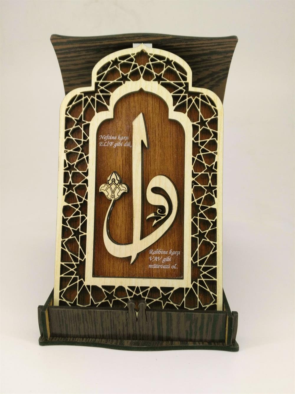 Kişiye Özel Ahşap Kutusunda Plaket