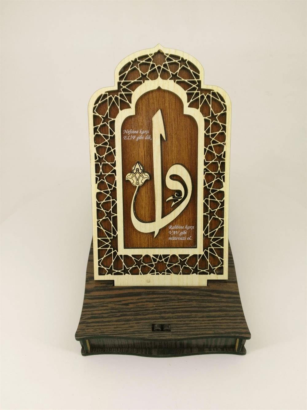 Kişiye Özel Ahşap Kutusunda Plaket