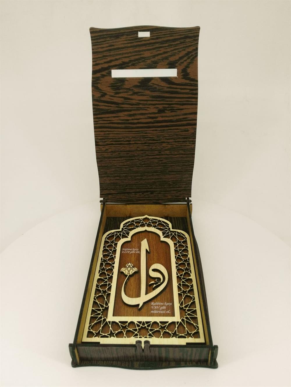 Kişiye Özel Ahşap Kutusunda Plaket
