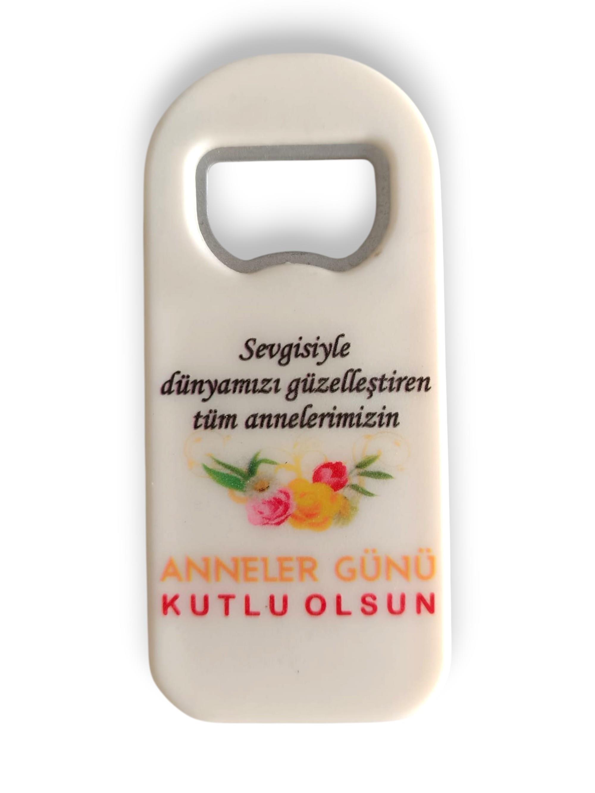 Okulekspres Kişiye Özel Şişe Açacaklı Magnet - UV Baskılı Buzdolabı Süsü & Açacak Hediyelik Şişe Açma Aparatı Magnet 