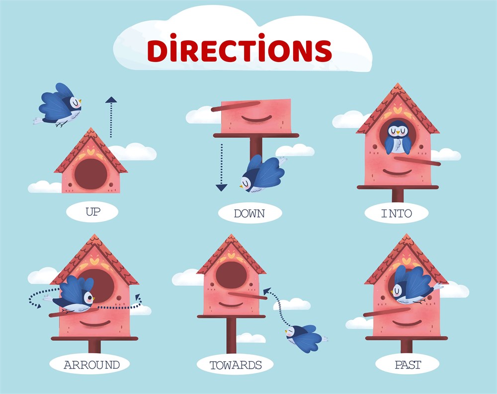 Directions Yönler İngilizce Poster Afiş