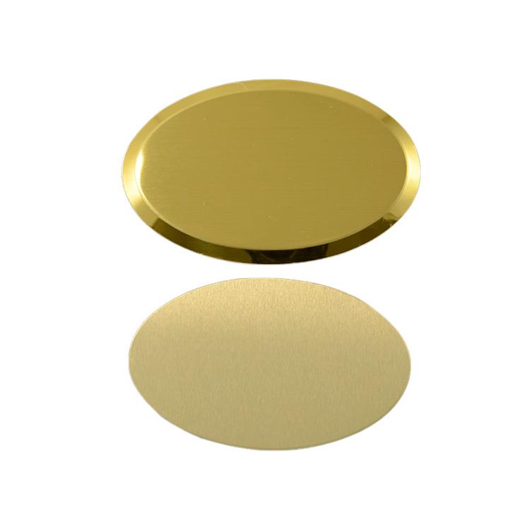 Okulekspres Süblimasyon Metal Yaka Kartı İsimliği Gold/Gümüş