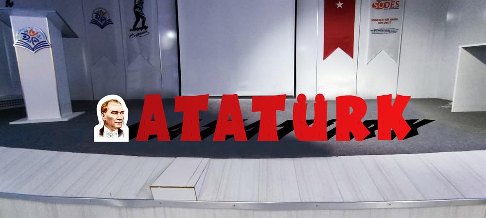ATATÜRK AHŞAP MDF DEKOR