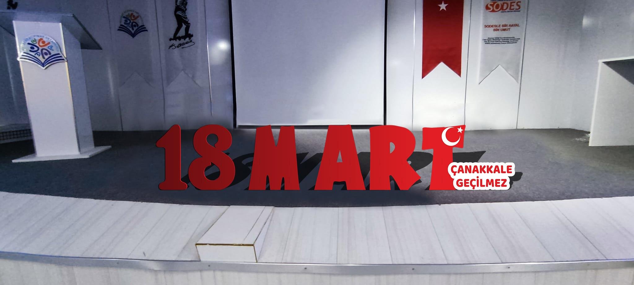 18 MART Çanakkale Geçilmez AHŞAP DEKOR