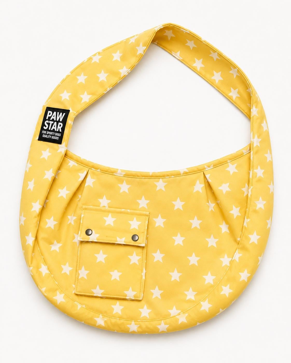 PawStar  Sarı Beyaz Yıldızlı CrossBody Çanta