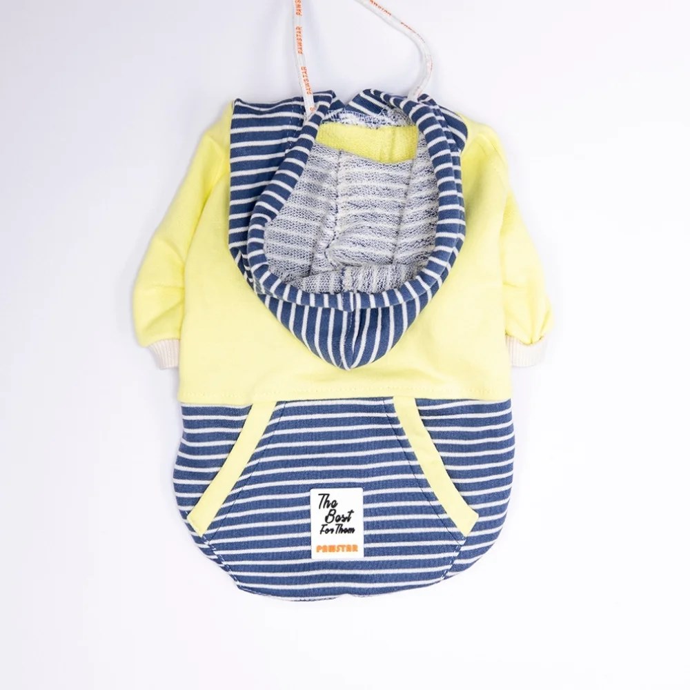PawStar 226722 Yeşil Sera Stripe Hoodie
