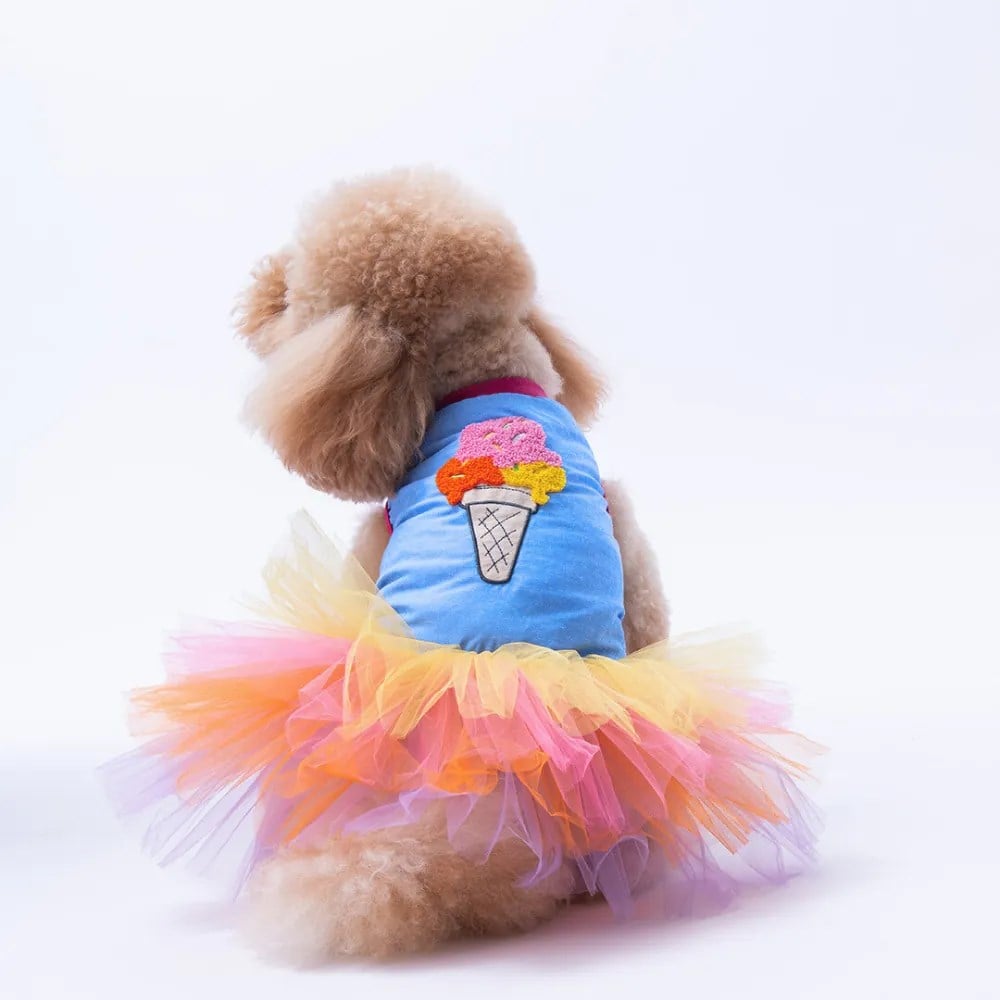 PawStar 25304 Açık Mavi Ice Cream Elbise